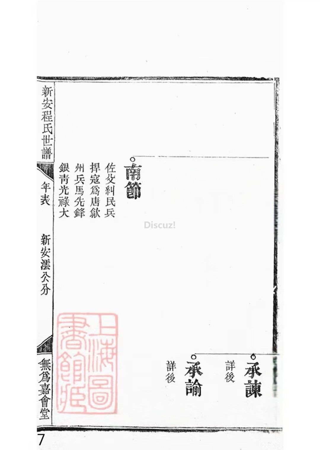 新安程氏世谱年表卷 十 一   第7页.jpg