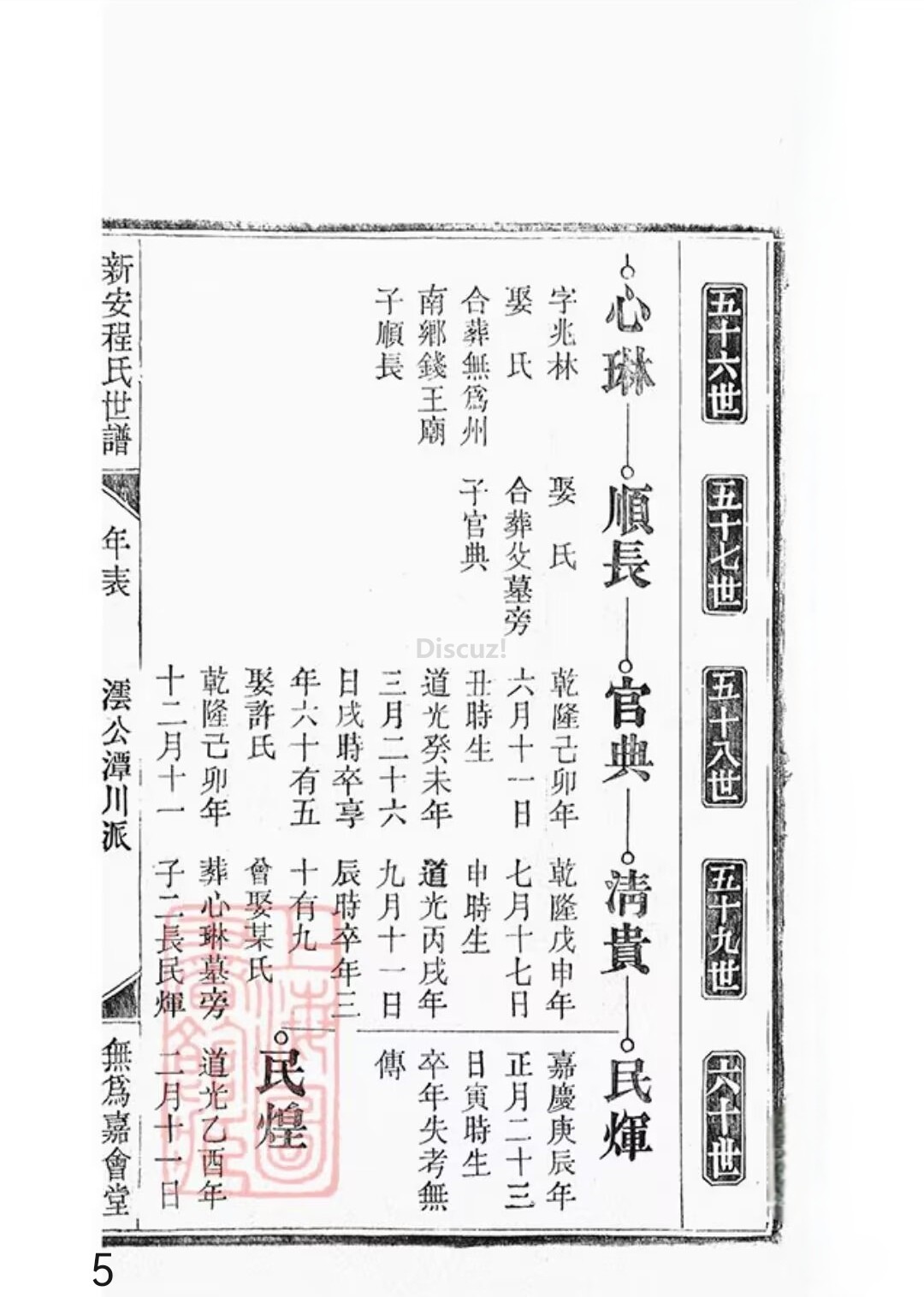 新安程氏世谱年表 卷 十二 第5页.jpg