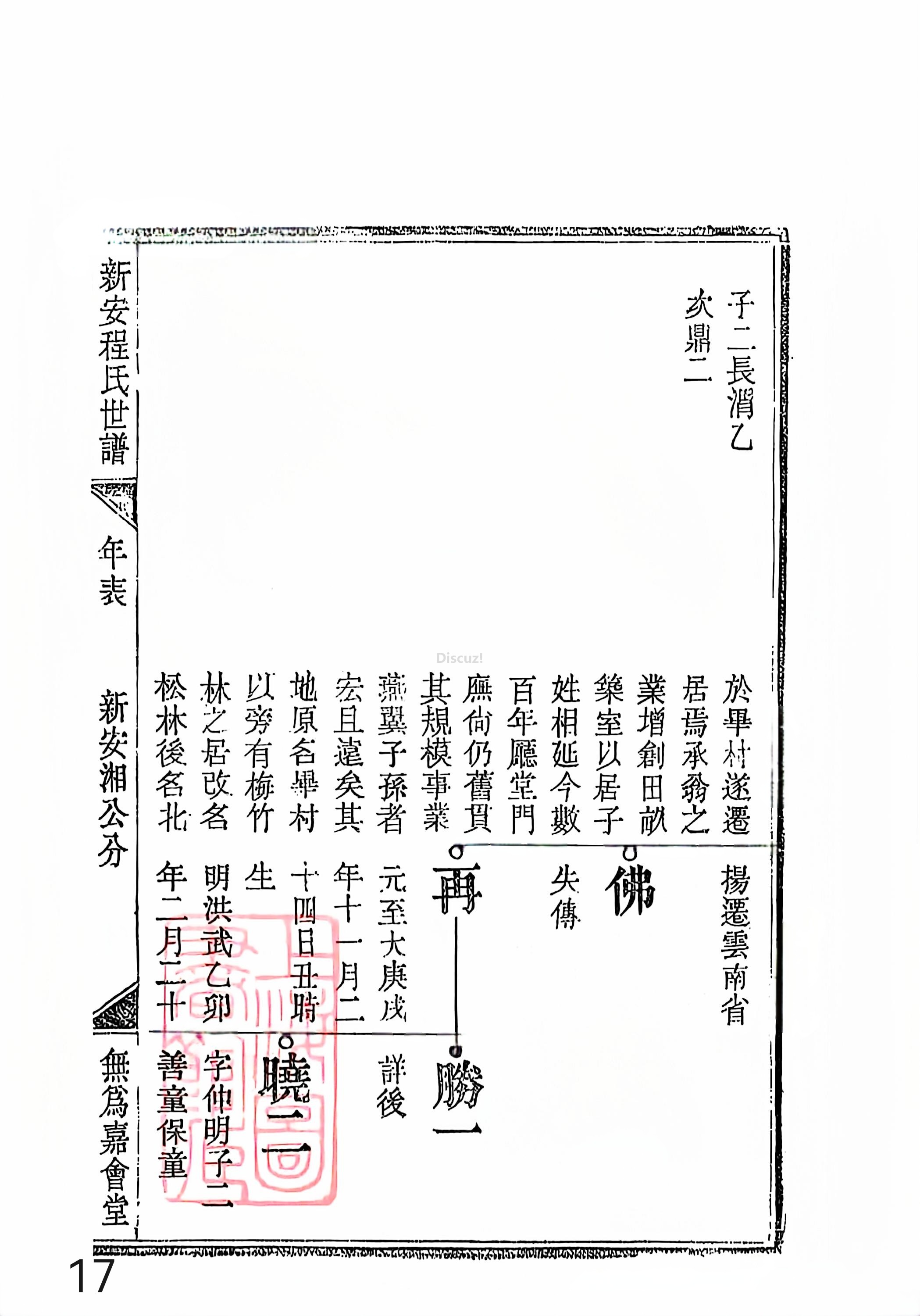 新安程氏世谱年表 卷十三 第17页.jpg