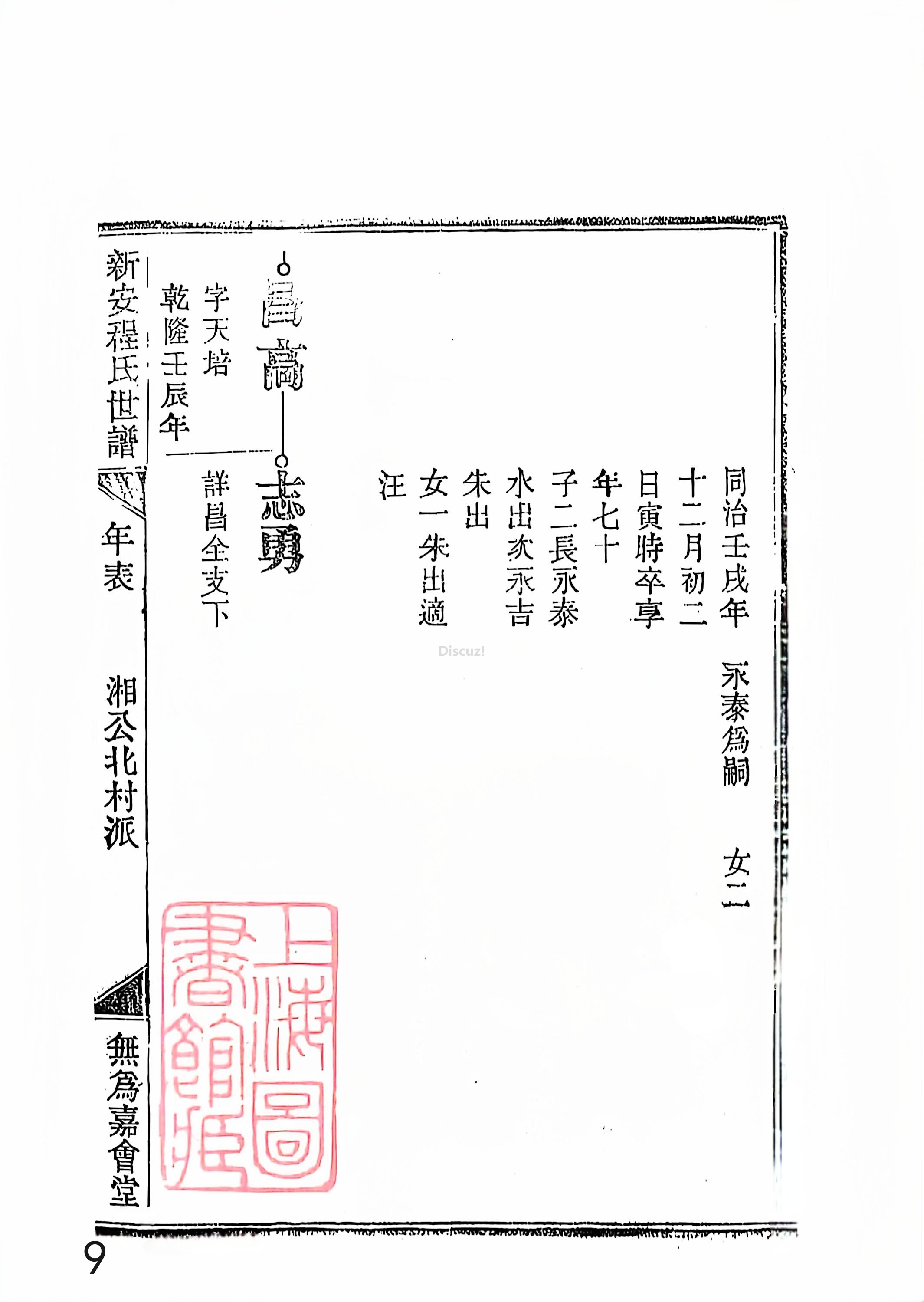 新安程氏世谱年表 卷十四 第9页.jpg