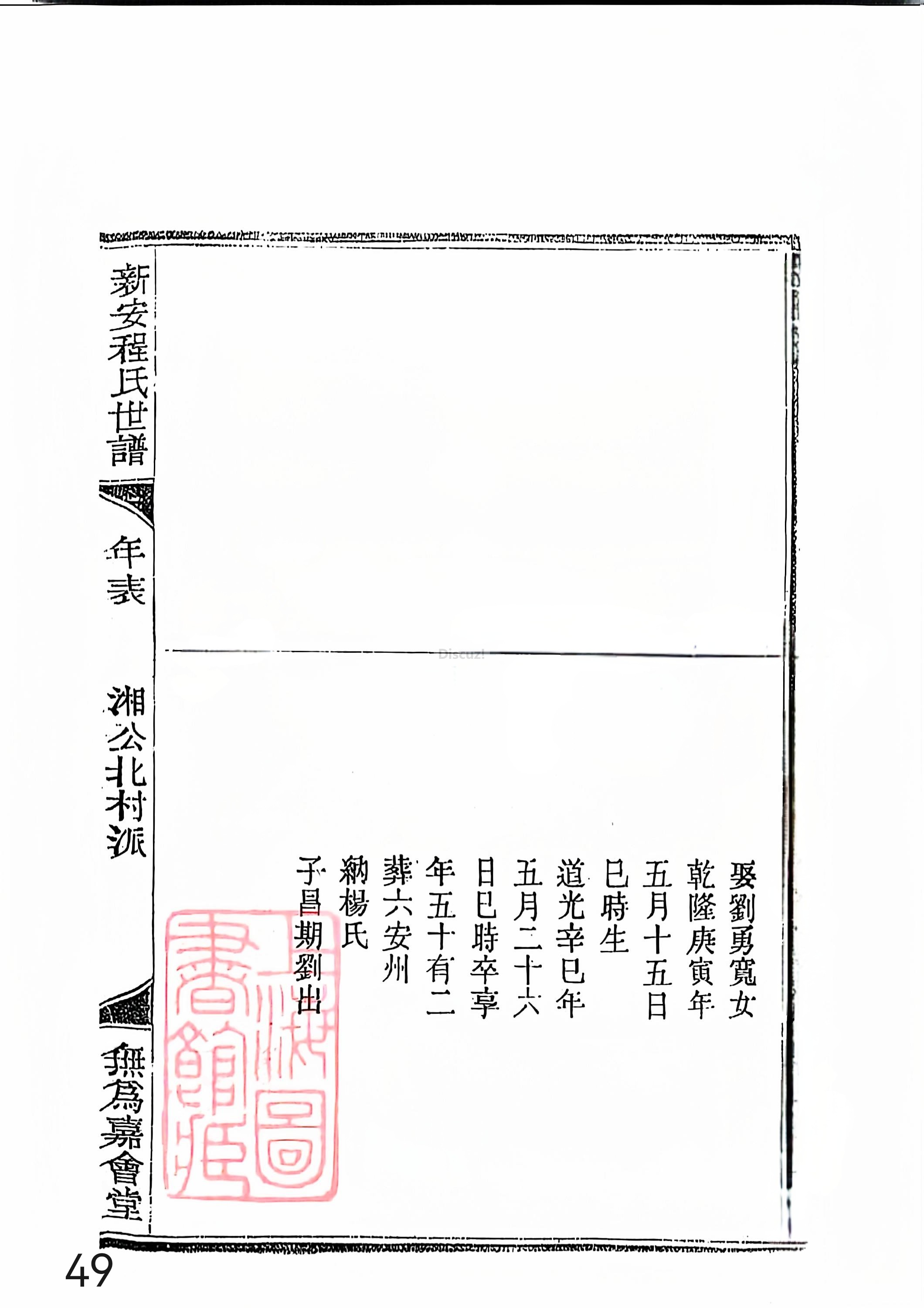 新安程氏世谱年表 卷十四 第49页.jpg