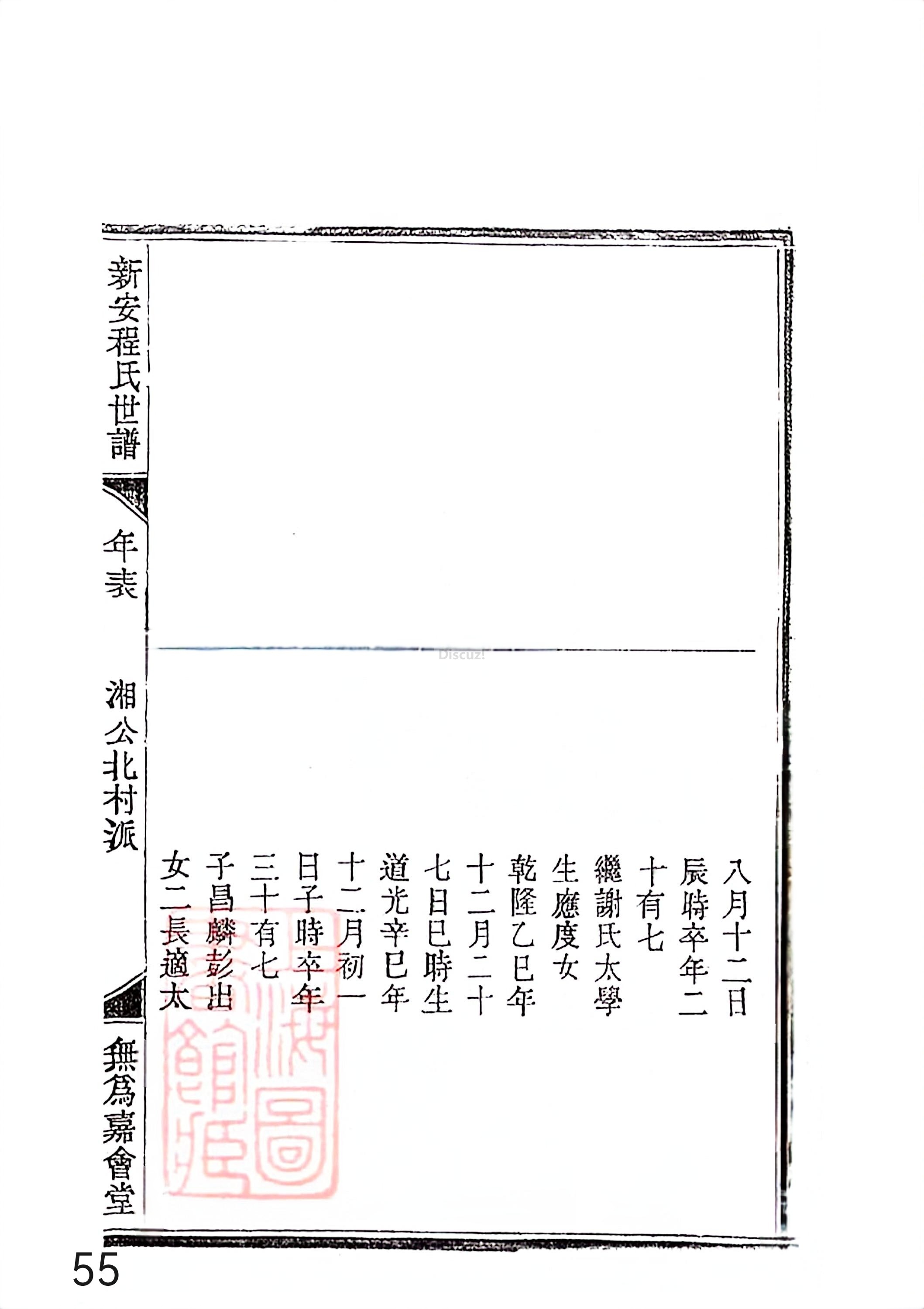 新安程氏世谱年表 卷十四 第55页.jpg