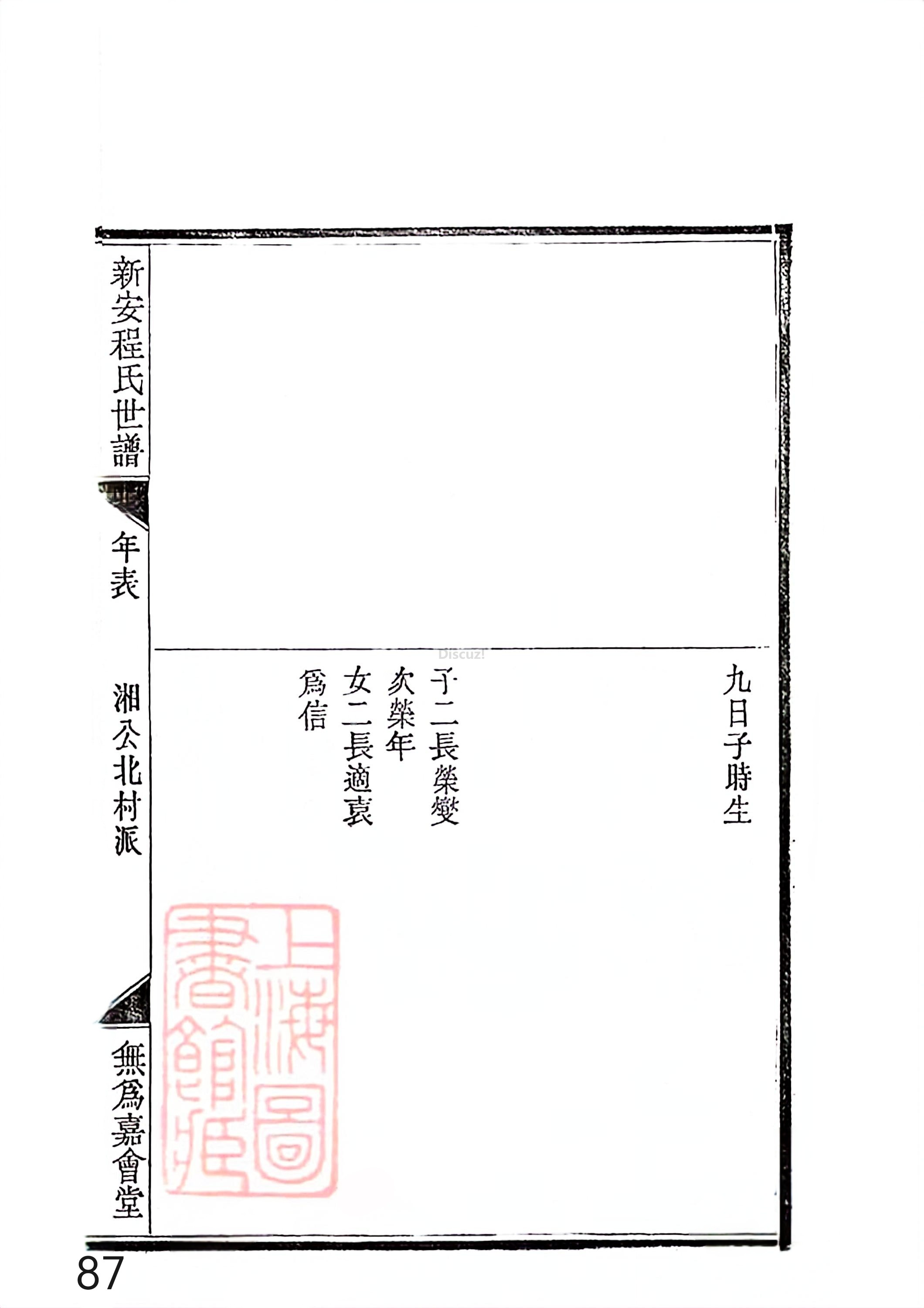 新安程氏世谱年表 卷十四 第87页.jpg