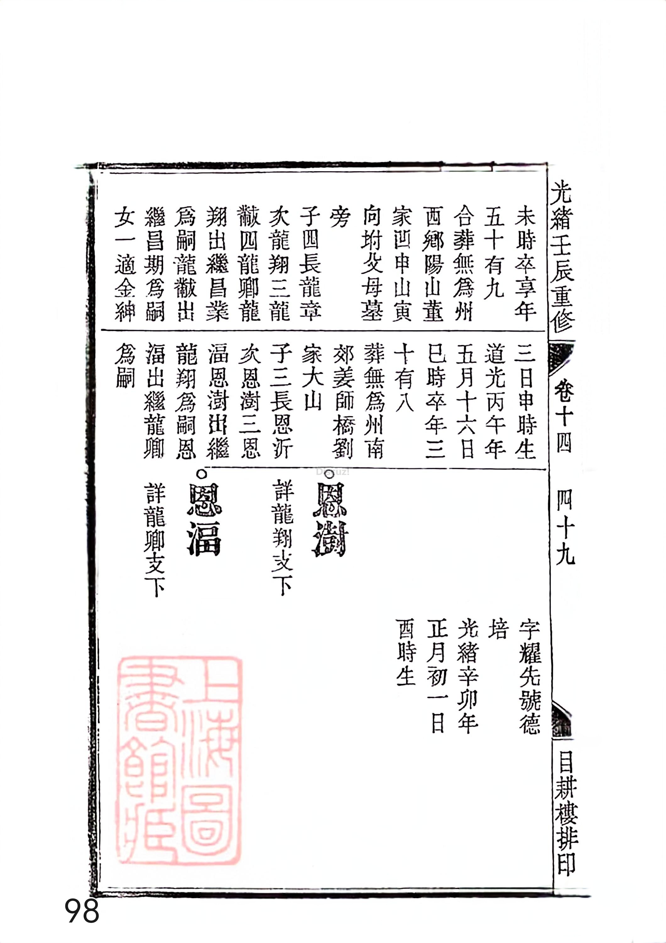 新安程氏世谱年表 卷十四 第98页.jpg