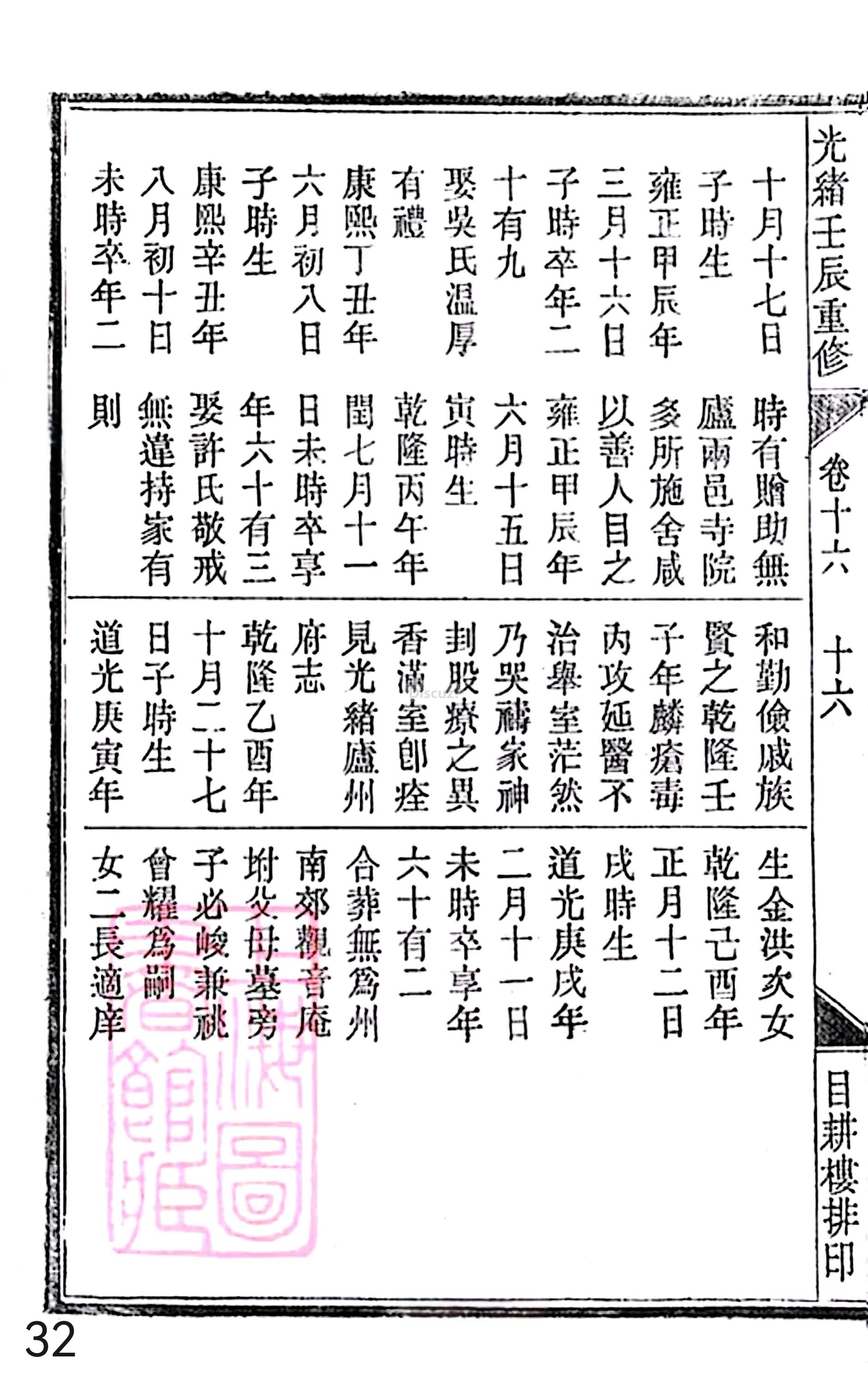 18册新安程氏世谱家谱 年表 卷十六 第32页.jpg