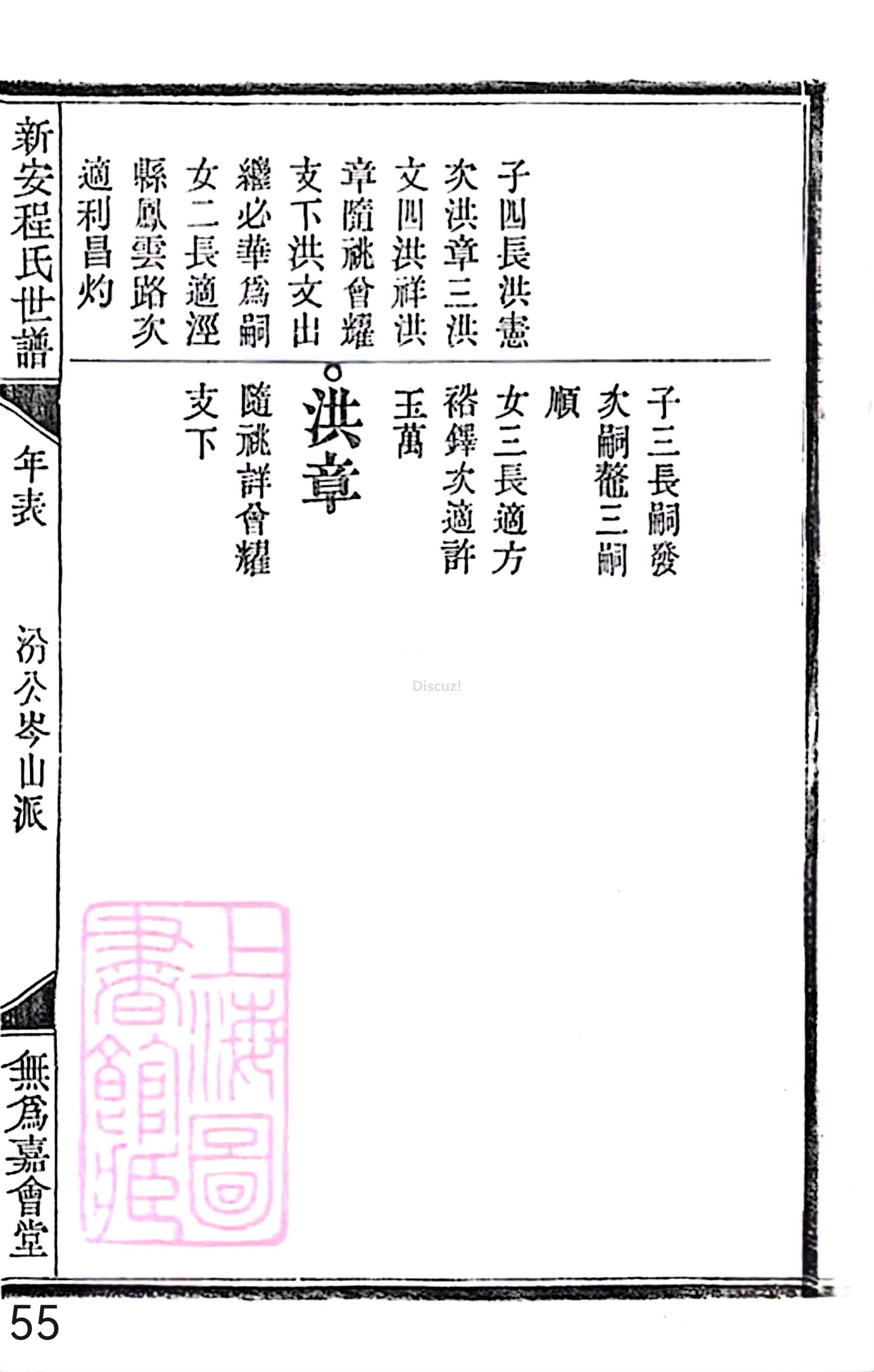 18册新安程氏世谱家谱 年表 卷十六 第55页.jpg