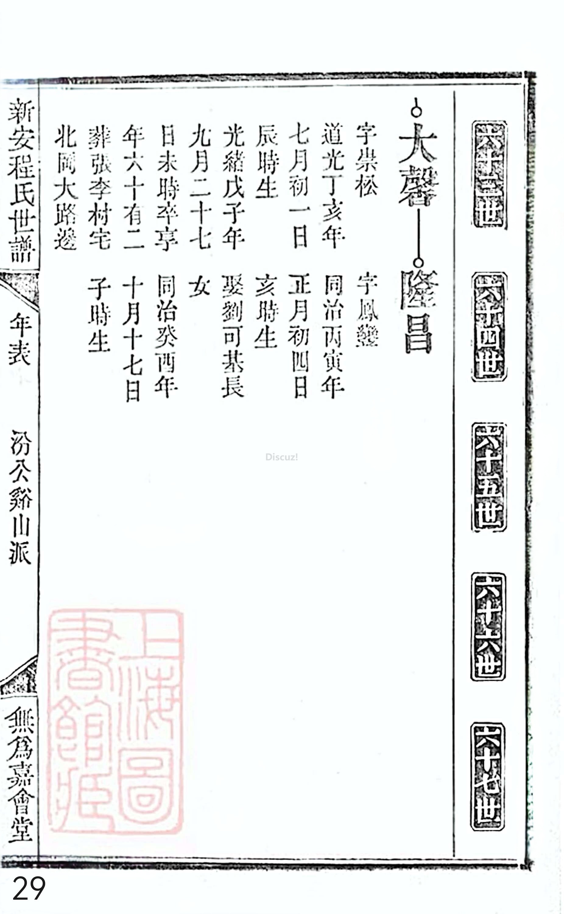 18册新安程氏世谱家谱 年表 卷十七 第29页.jpg
