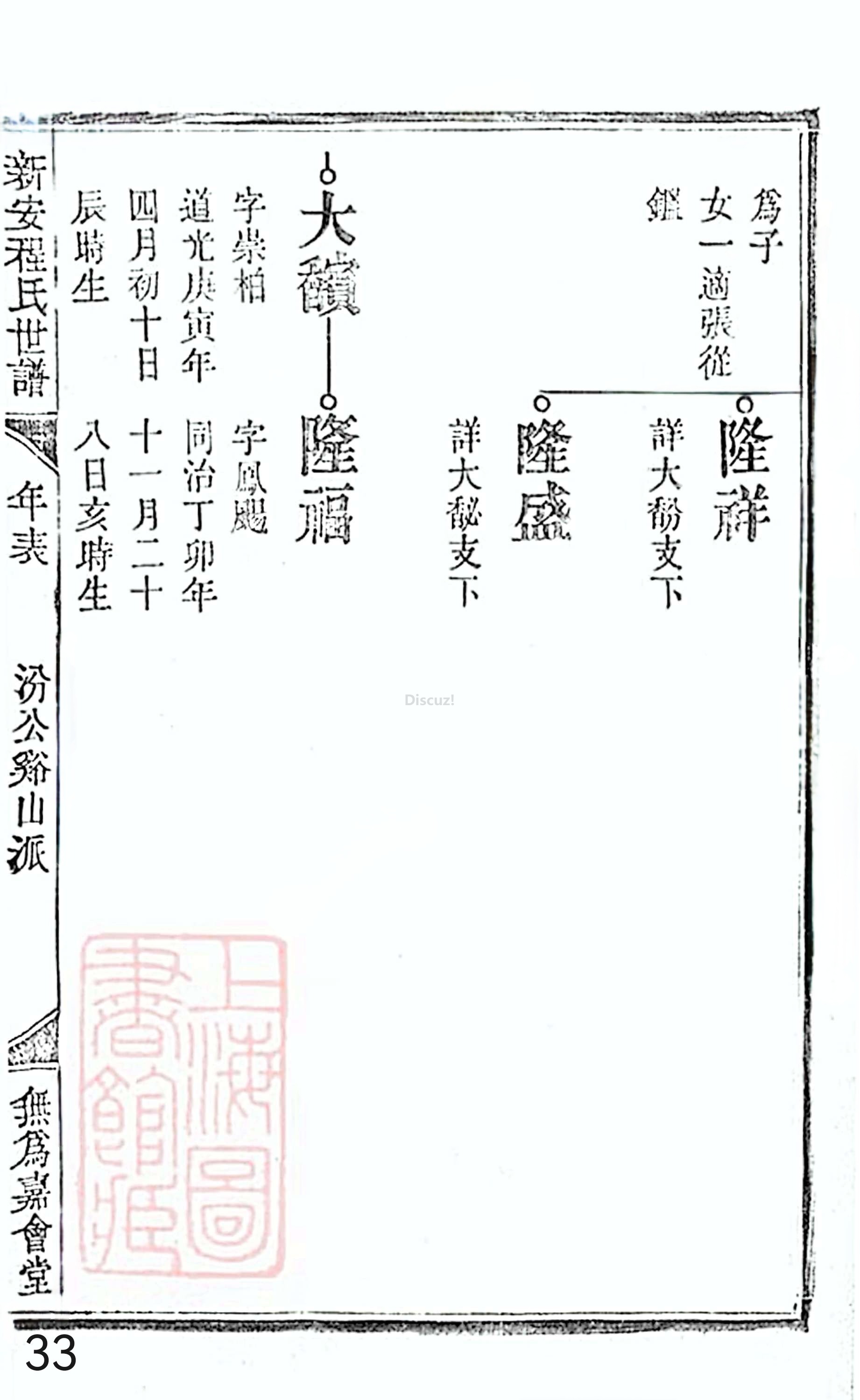 18册新安程氏世谱家谱 年表 卷十七 第33页.jpg