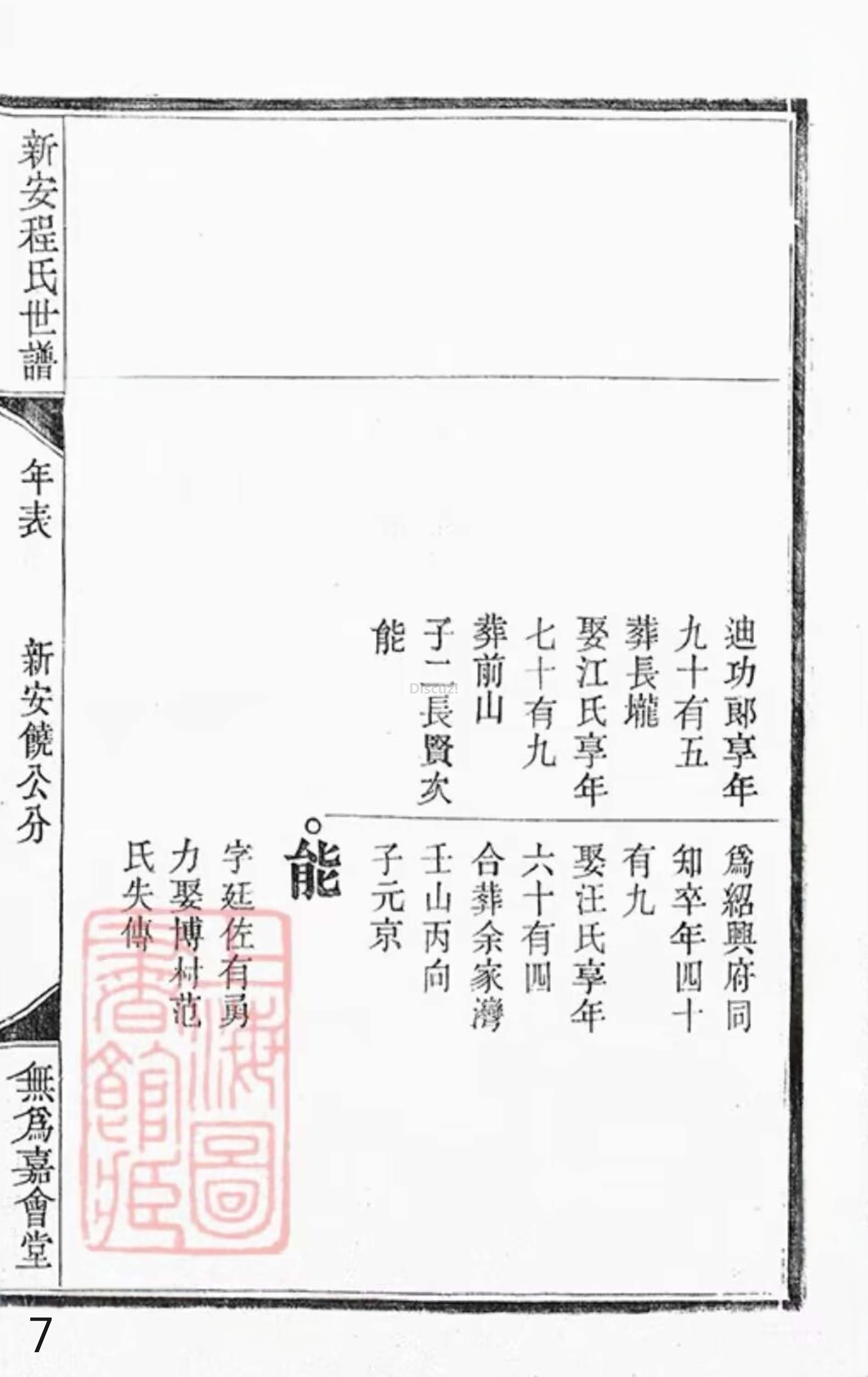19册新安程氏世谱年表 卷十九  第7页.jpg