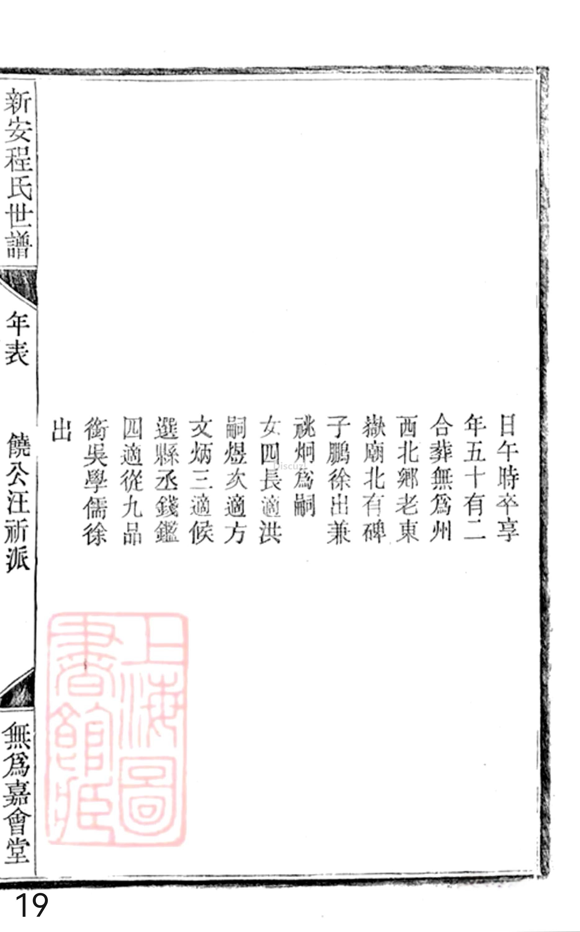 19册新安程氏世谱年表 卷二十  第19页.jpg