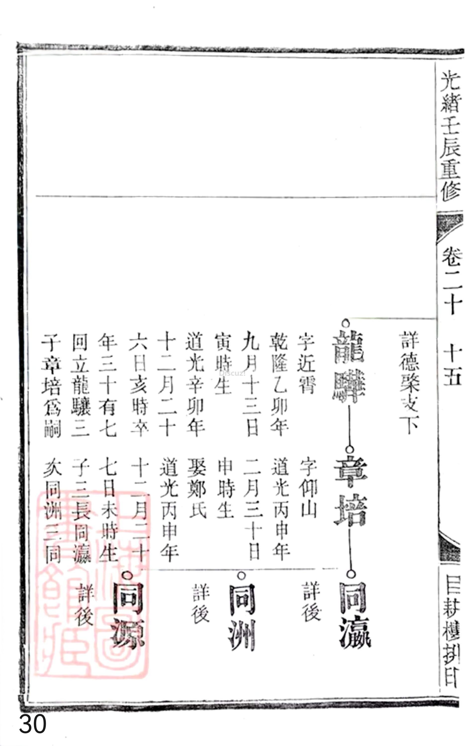 19册新安程氏世谱年表 卷二十  第30页.jpg