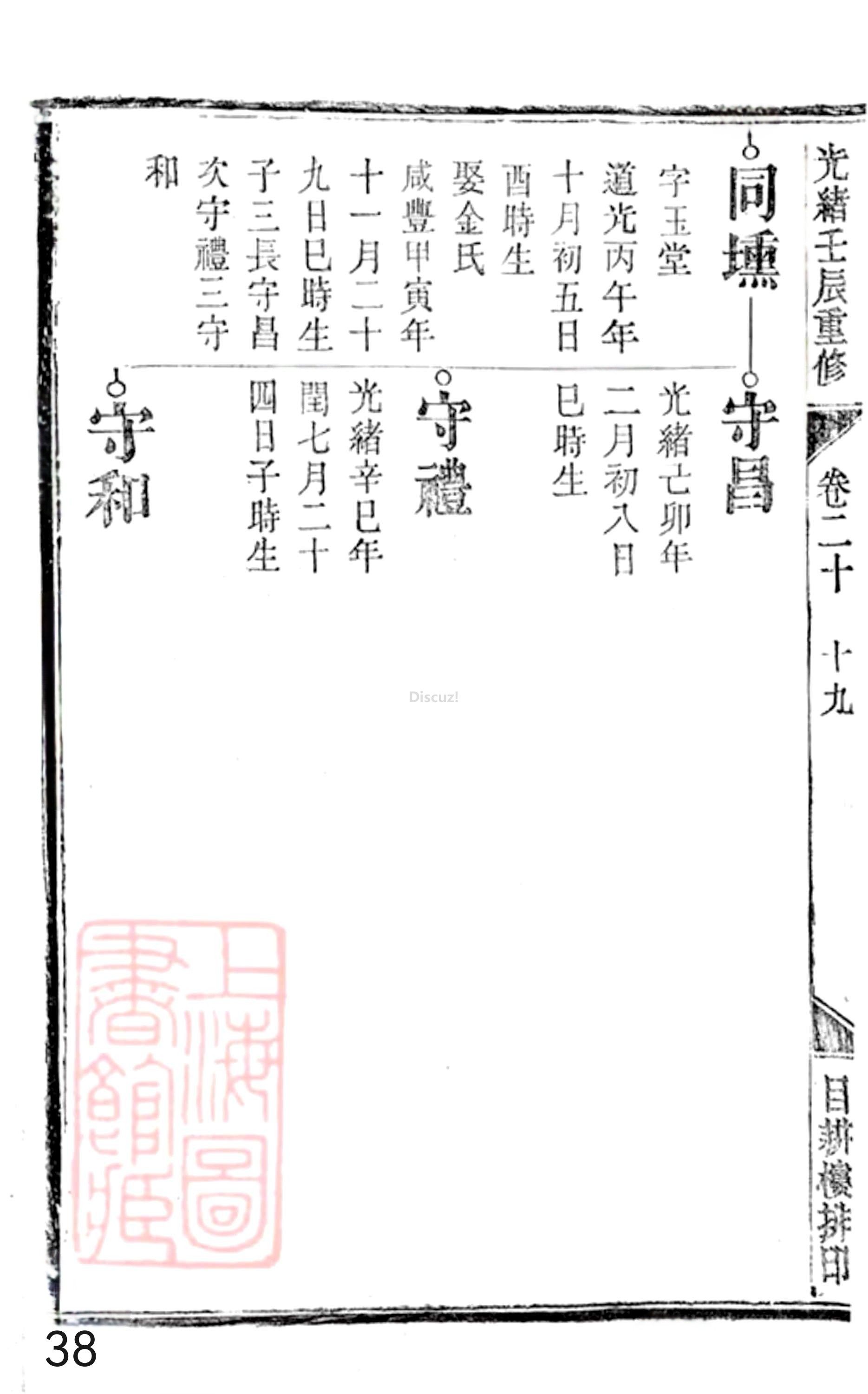 19册新安程氏世谱年表 卷二十  第38页.jpg