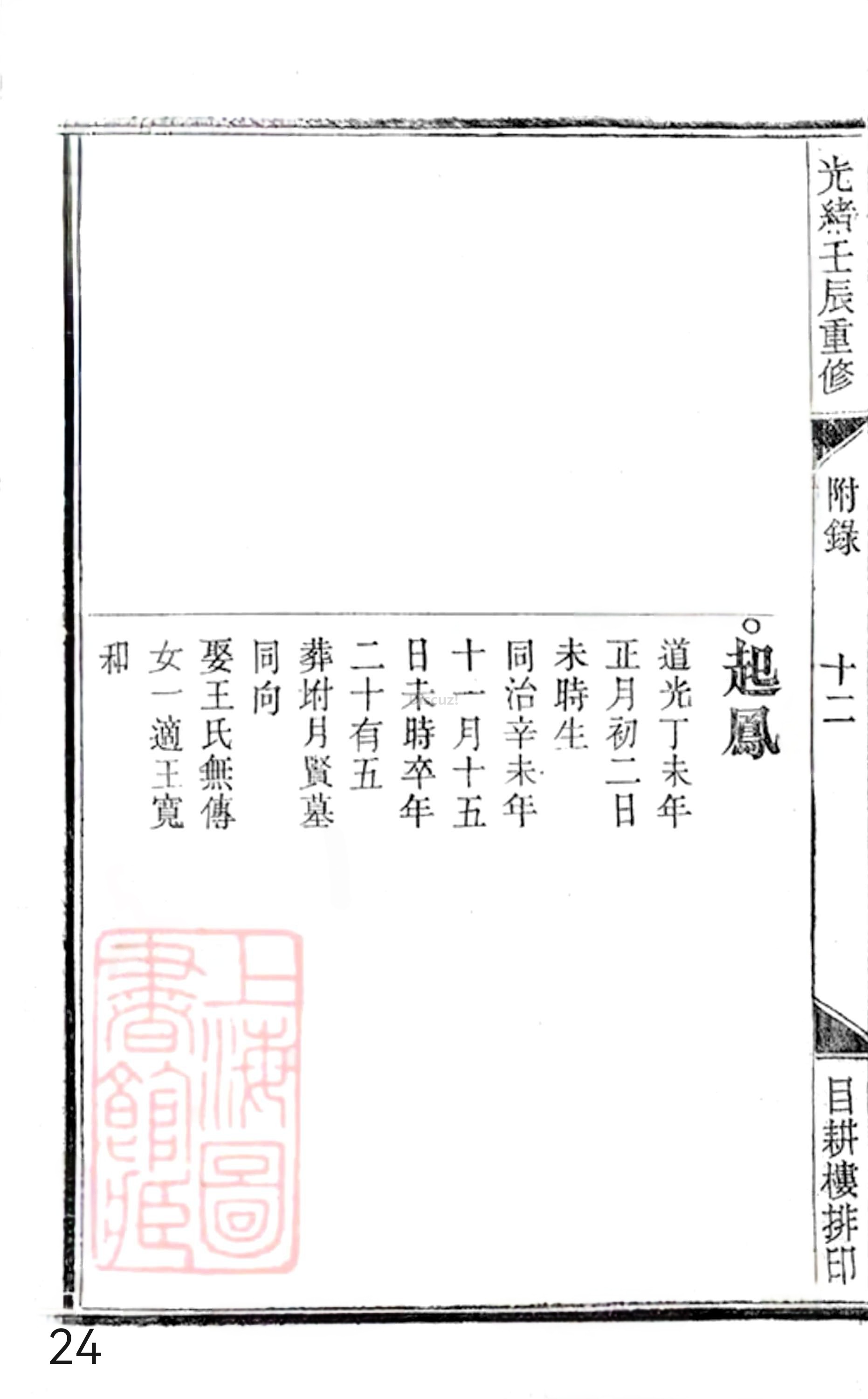 20册新安程氏世谱年表  附录卷二  新附開城派  第24页.jpg