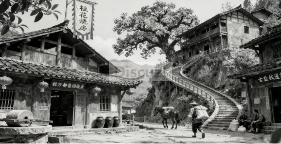 历史的记忆•桂花村•大桃坝（大头坝）黄泥堡程万都酱酒烧房.png